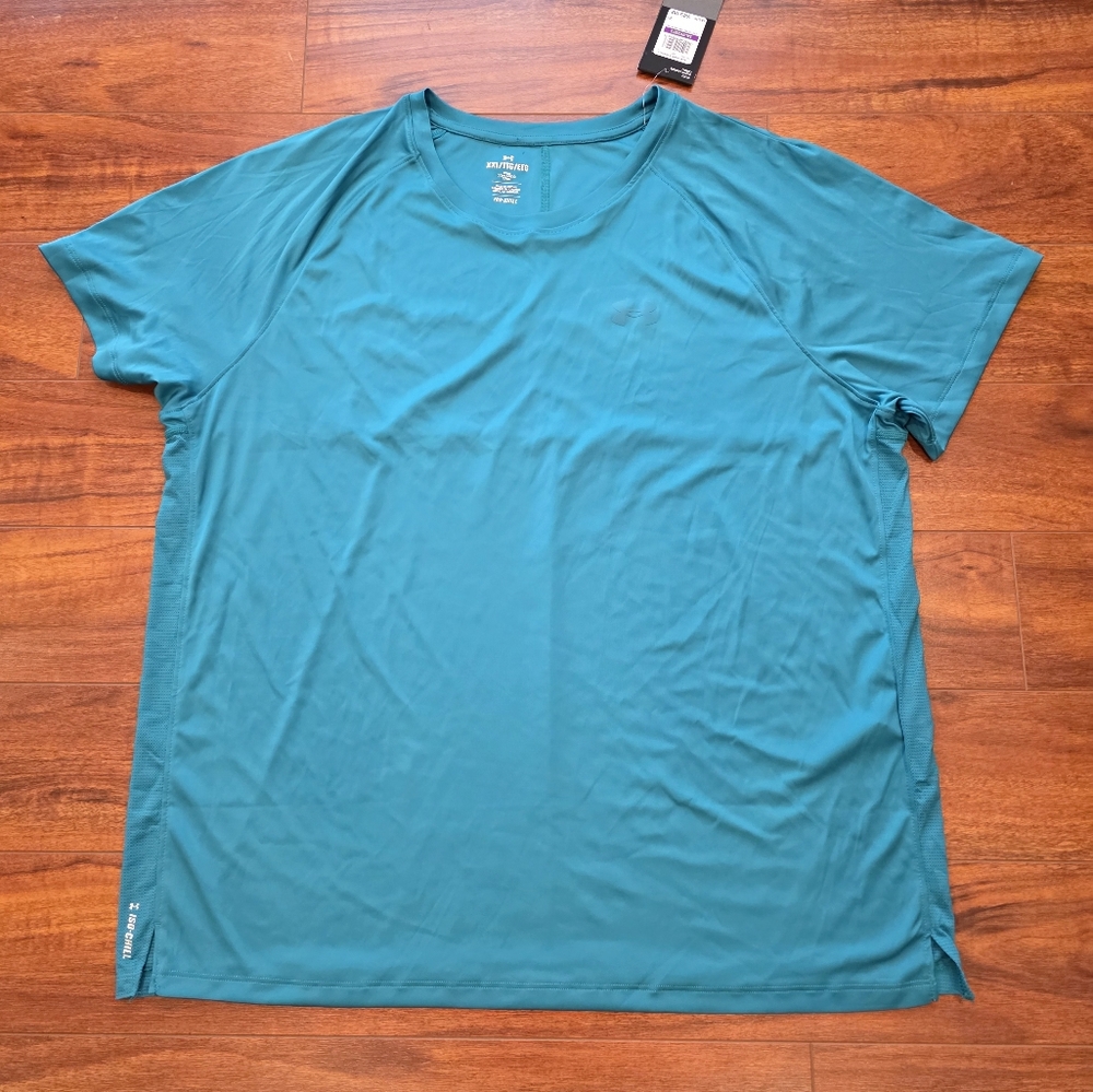 Under Armour Iso-Chill Up Pace Short Sleeve T-shirt Size 2XL Blue